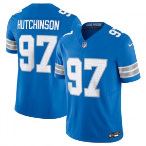 Nike Lions 97 Aidan Hutchinson Blue 2024 F.U.S.E. Vapor Limited Men Jersey Nike Lions 97 Aidan Hutchinson Blue 2024 F.U.S.E. Vapor Limited Men Jersey