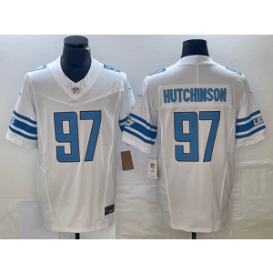 Nike Lions 97 Aidan Hutchinson White 2023 F.U.S.E Vapor Limited Men Jersey Nike Lions 97 Aidan Hutchinson White 2023 F.U.S.E Vapor Limited Men Jersey
