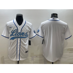 Nike Lions Blank White With Patch Vapor Baseball Limited Men Jersey Nike Lions Blank White With Patch Vapor Baseball Limited Men Jersey
