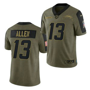 Nike Los Angeles Chargers 13 Keenan Allen 2021 Olive Salute To Service Limited Men Jersey Nike Los Angeles Chargers 13 Keenan Allen 2021 Olive Salute To Service Limited Men Jersey