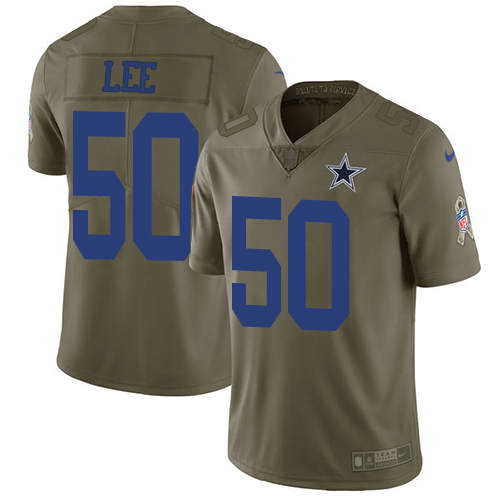 Nike Men's Dallas Cowboys #50 Sean Lee Olive 2017 Salute To Service Stitched NFL Limited Jersey Nike Men's Dallas Cowboys #50 Sean Lee Olive 2017 Salute To Service Stitched NFL Limited Jersey