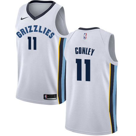 Nike Men's Memphis Grizzlies #11 Mike Conley White Swingman Association Edition NBA Jersey Nike Men's Memphis Grizzlies #11 Mike Conley White Swingman Association Edition NBA Jersey