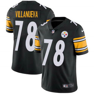 Nike Men's Pittsburgh Steelers #78 Alejandro Villanueva Black Team Color Stitched NFL Vapor Untouchable Limited Jersey Nike Men's Pittsburgh Steelers #78 Alejandro Villanueva Black Team Color Stitched NFL Vapor Untouchable Limited Jersey