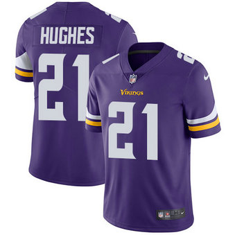 Nike Minnesota Vikings #21 Mike Hughes Purple Men's Stitched NFL Vapor Untouchable Limited Jersey Nike Minnesota Vikings #21 Mike Hughes Purple Men's Stitched NFL Vapor Untouchable Limited Jersey