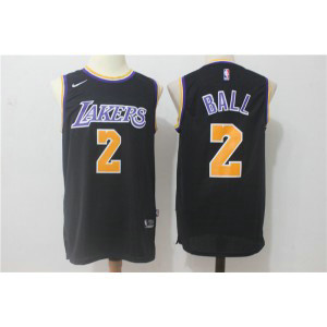 Nike NBA Lakers 2 Lonzo Ball Black Men Jersey Nike NBA Lakers 2 Lonzo Ball Black Men Jersey
