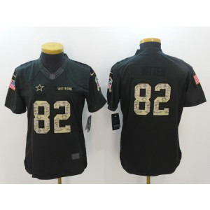 Nike NFL Cowboys 82 Jason Witten Anthracite Salute to Service Women Jersey Nike NFL Cowboys 82 Jason Witten Anthracite Salute to Service Women Jersey
