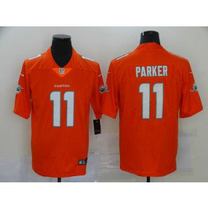 Nike NFL Dolphins 11 DeVante Parker Orange Color Rush Men Limited Jersey