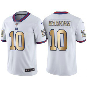 Nike NFL Giants 10 Eli Manning White Color Rush Gold Limited Jersey Nike NFL Giants 10 Eli Manning White Color Rush Gold Limited Jersey