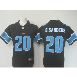 Nike NFL Lions 20 Barry Sanders Black Color Rush Men Limited Jersey Nike NFL Lions 20 Barry Sanders Black Color Rush Men Limited Jersey