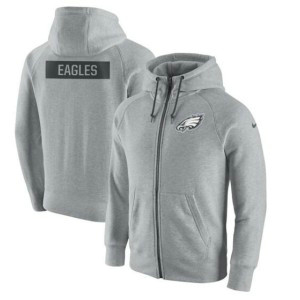 Nike NFL Philadelphia Eagles Nike Gridiron Gray 2.0 Full-Zip Hoodie