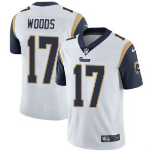 Nike NFL Rams 17 Robert Woods White Vapor Untouchable Limited Men Jersey