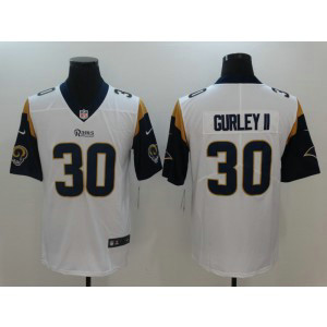 Nike NFL Rams 30 Todd Gurley II White Vapor Untouchable Limited Men Jersey