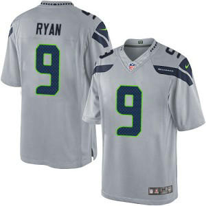 Nike NFL Seahawks 9 Jon Ryan Men Grey Limited Alternate Jersey Nike NFL Seahawks 9 Jon Ryan Men Grey Limited Alternate Jersey