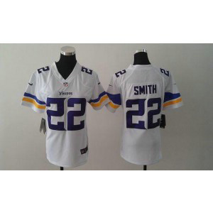 Nike NFL Vikings 22 Harrison Smith White Women Jersey Nike NFL Vikings 22 Harrison Smith White Women Jersey