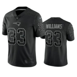 Nike New England Patriots 33 Joejuan Williams Black Reflective Vapor Limited Men Jersey Nike New England Patriots 33 Joejuan Williams Black Reflective Vapor Limited Men Jersey
