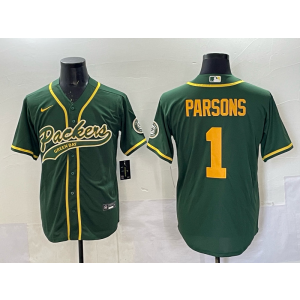Nike Packers 1 Parsons Green Baseball Vapor Limited Men Jersey Nike Packers 1 Parsons Green Baseball Vapor Limited Men Jersey