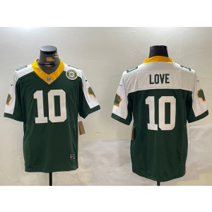 Nike Packers 10 Jordan Love Thanksgiving Day Team Logo F.U.S.E. Vapor Limited Men Jersey Nike Packers 10 Jordan Love Thanksgiving Day Team Logo F.U.S.E. Vapor Limited Men Jersey