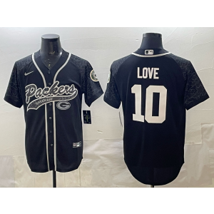 Nike Packers 10 Love Black Baseball Vapor Limited Men Jersey Nike Packers 10 Love Black Baseball Vapor Limited Men Jersey