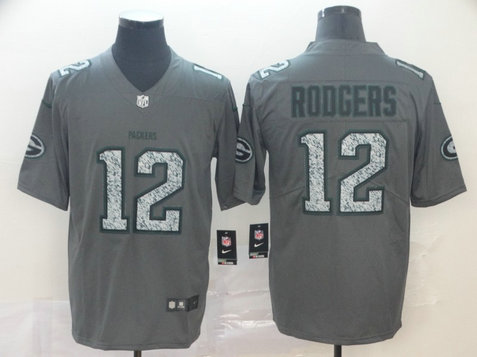 Nike Packers 12 Aaron Rodgers Gray Camo Vapor Untouchable Limited Jersey Nike Packers 12 Aaron Rodgers Gray Camo Vapor Untouchable Limited Jersey