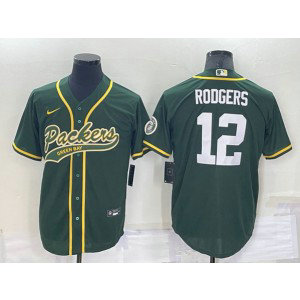 Nike Packers 12 Aaron Rodgers Green Vapor Baseball Limited Men Jersey Nike Packers 12 Aaron Rodgers Green Vapor Baseball Limited Men Jersey