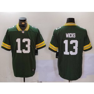 Nike Packers 13 Wicks Green Vapor Untouchable Limited Men Jersey Nike Packers 13 Wicks Green Vapor Untouchable Limited Men Jersey