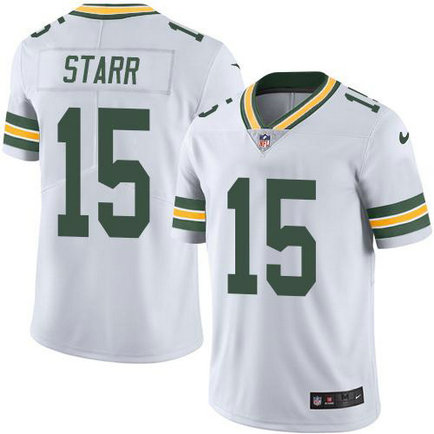 Nike Packers 15 Bart Starr White Vapor Untouchable Player Limited Jersey Nike Packers 15 Bart Starr White Vapor Untouchable Player Limited Jersey