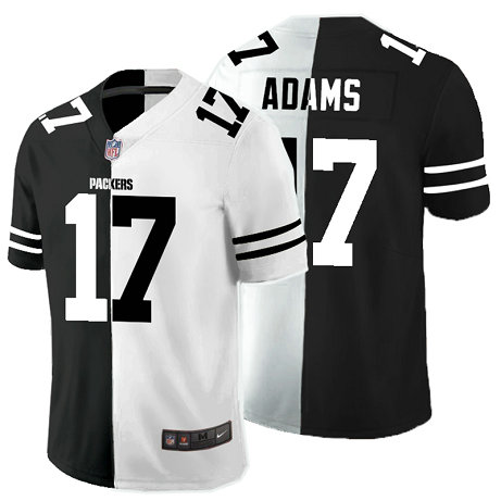 Nike Packers 17 Davante Adams Black And White Split Vapor Untouchable Limited Jersey Nike Packers 17 Davante Adams Black And White Split Vapor Untouchable Limited Jersey