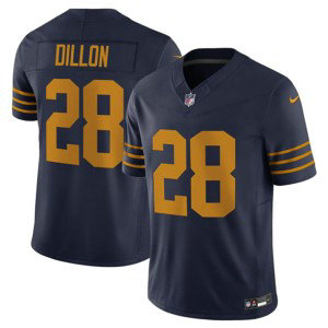 Nike Packers 28 A. J. Dillon Navy The 1923 Classic F.U.S.E. Vapor Limited Men Jersey Nike Packers 28 A. J. Dillon Navy The 1923 Classic F.U.S.E. Vapor Limited Men Jersey
