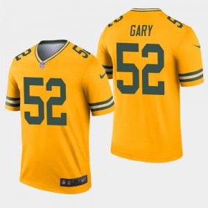 Nike Packers 52 Rashan Gary Gold Inverted Legend Men Jersey Nike Packers 52 Rashan Gary Gold Inverted Legend Men Jersey