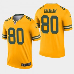 Nike Packers 80 Jimmy Graham Gold Inverted Legend Men Jersey Nike Packers 80 Jimmy Graham Gold Inverted Legend Men Jersey