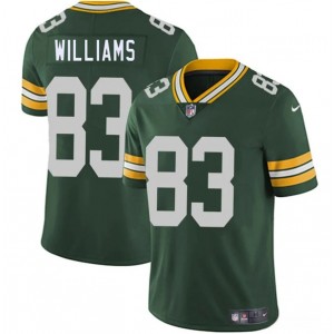 Nike Packers 83 Savion Williams Green 2025 Draft Vapor Limited Men Jersey Nike Packers 83 Savion Williams Green 2025 Draft Vapor Limited Men Jersey