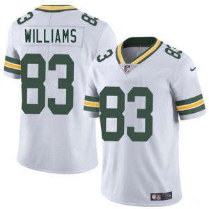 Nike Packers 83 Savion Williams White 2025 Draft Vapor Limited Men Jersey