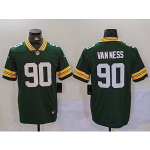 Nike Packers 90 Vanness Green Vapor Untouchable Limited Men Jersey Nike Packers 90 Vanness Green Vapor Untouchable Limited Men Jersey