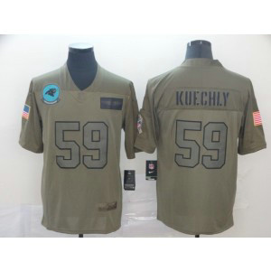 Nike Panthers 59 Luke Kuechly 2019 Olive Salute To Service Limited Men Jersey Nike Panthers 59 Luke Kuechly 2019 Olive Salute To Service Limited Men Jersey