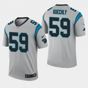 Nike Panthers 59 Luke Kuechly Sliver Inverted Legend Men Jersey Nike Panthers 59 Luke Kuechly Sliver Inverted Legend Men Jersey