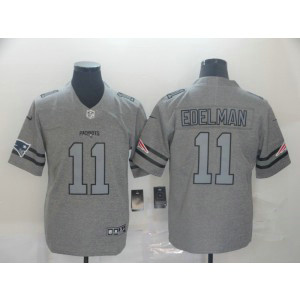 Nike Patriots 11 Julian Edelman 2019 Gray Gridiron Gray Vapor Untouchable Limited Men Jersey Nike Patriots 11 Julian Edelman 2019 Gray Gridiron Gray Vapor Untouchable Limited Men Jersey