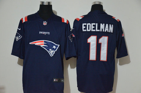 Nike Patriots 11 Julian Edelman Navy Team Big Logo Vapor Untouchable Limited Jersey Nike Patriots 11 Julian Edelman Navy Team Big Logo Vapor Untouchable Limited Jersey