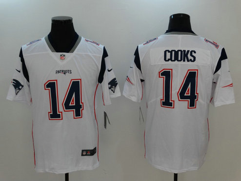 Nike Patriots 14 Brandin Cooks White Vapor Untouchable Limited Player Jersey Nike Patriots 14 Brandin Cooks White Vapor Untouchable Limited Player Jersey