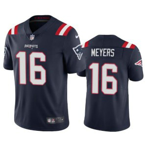 Nike Patriots 16 Jakobi Myers Navy Vapor Untouchable Limited Men Jersey Nike Patriots 16 Jakobi Myers Navy Vapor Untouchable Limited Men Jersey