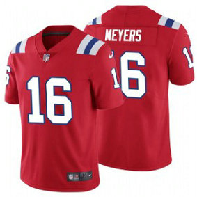 Nike Patriots 16 Jakobi Myers Red Vapor Untouchable Limited Men Jersey Nike Patriots 16 Jakobi Myers Red Vapor Untouchable Limited Men Jersey