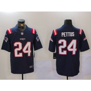 Nike Patriots 24 Pittus Navy Vapor Limited Men Jersey Nike Patriots 24 Pittus Navy Vapor Limited Men Jersey