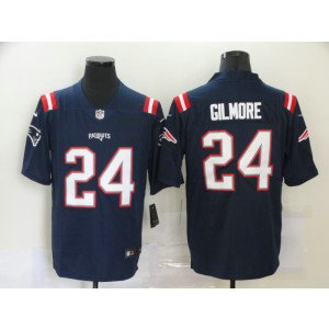 Nike Patriots 24 Stephon Gilmore 2020 New Blue Vapor Limited Men Jersey Nike Patriots 24 Stephon Gilmore 2020 New Blue Vapor Limited Men Jersey