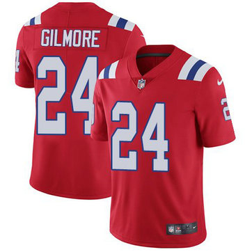 Nike Patriots 24 Stephon Gilmore Red Alternate Vapor Untouchable Limited Jersey Nike Patriots 24 Stephon Gilmore Red Alternate Vapor Untouchable Limited Jersey