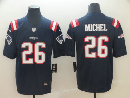 Nike Patriots 26 Sony Michel Navy Color Rush Limited Jersey Nike Patriots 26 Sony Michel Navy Color Rush Limited Jersey