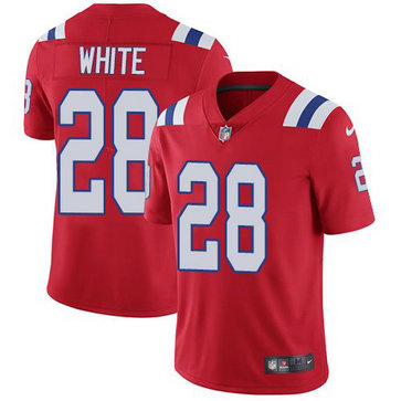 Nike Patriots 28 James White Red Alternate Vapor Untouchable Limited Jersey Nike Patriots 28 James White Red Alternate Vapor Untouchable Limited Jersey