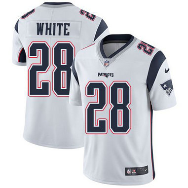 Nike Patriots 28 James White White Vapor Untouchable Limited Jersey Nike Patriots 28 James White White Vapor Untouchable Limited Jersey
