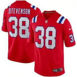 Nike Patriots 38 Stevenson Red Vapor Untouchable Limited Men Jersey Nike Patriots 38 Stevenson Red Vapor Untouchable Limited Men Jersey