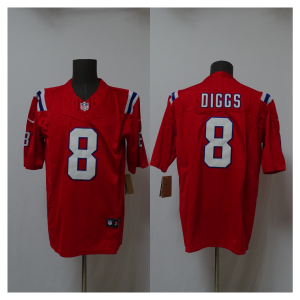 Nike Patriots 8 Stefon Diggs Red F.U.S.E. Vapor Limited Men Jersey Nike Patriots 8 Stefon Diggs Red F.U.S.E. Vapor Limited Men Jersey