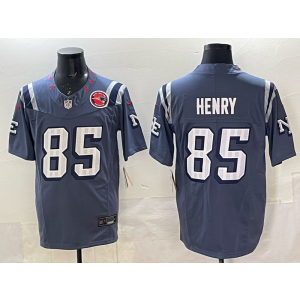 Nike Patriots 85 Hunter Henry Blue 2025 Rivalries F.U.S.E. Vapor Limited Men Jersey Nike Patriots 85 Hunter Henry Blue 2025 Rivalries F.U.S.E. Vapor Limited Men Jersey