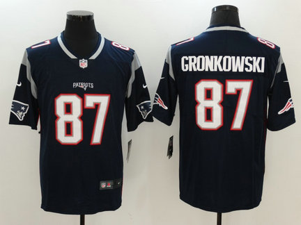 Nike Patriots 87 Rob Gronkowski Navy Vapor Untouchable Limited Jersey Nike Patriots 87 Rob Gronkowski Navy Vapor Untouchable Limited Jersey